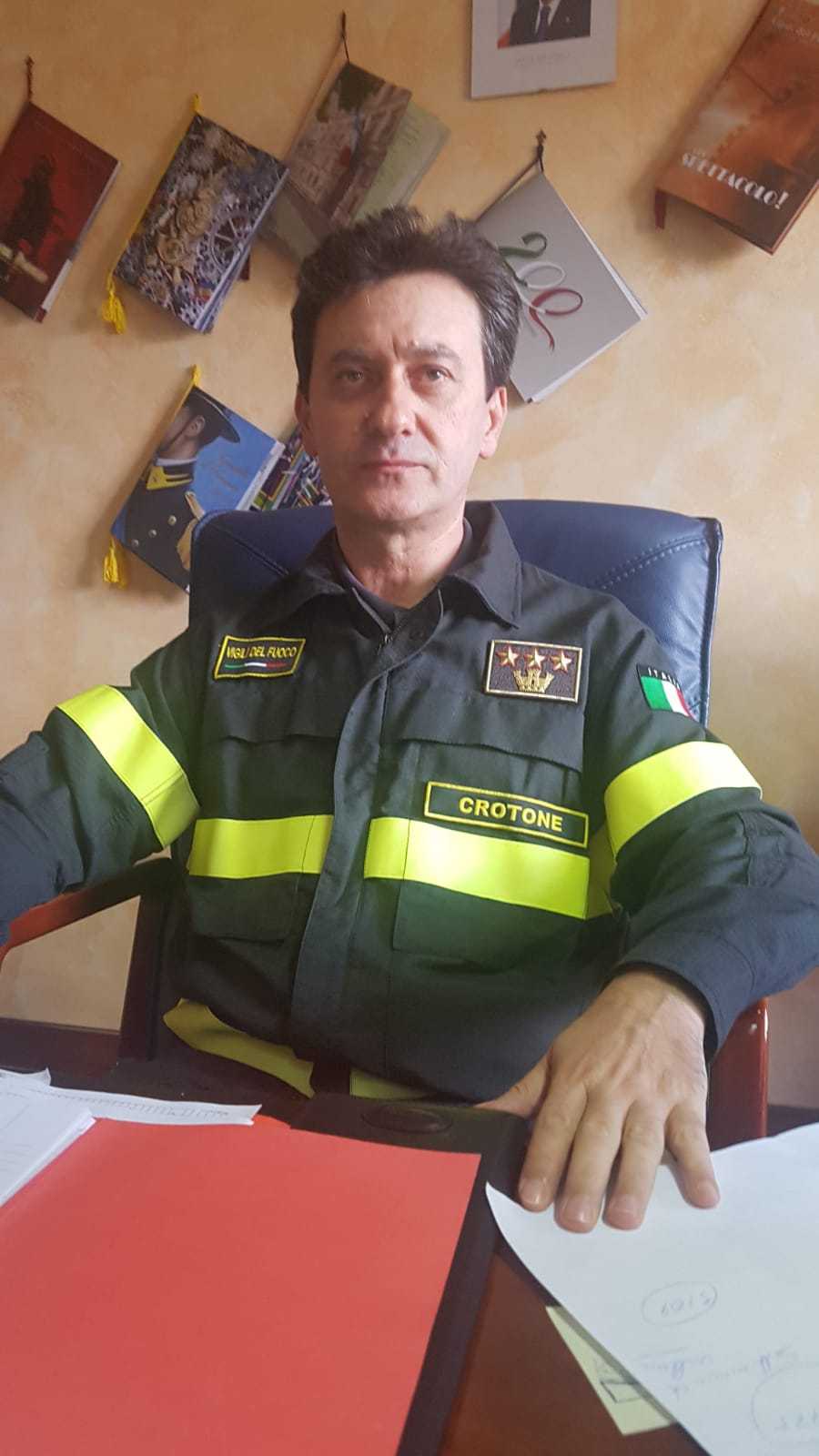 Comando Provinciale Vigili del Fuoco: Cambio Comandante VVF Crotone