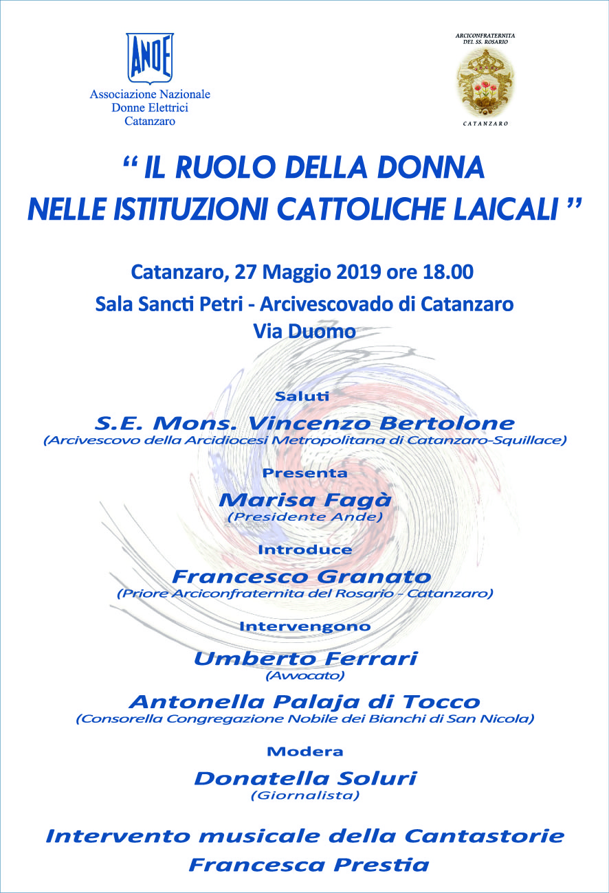 Il ruolo della donna nelle istituzioni cattoliche laicali