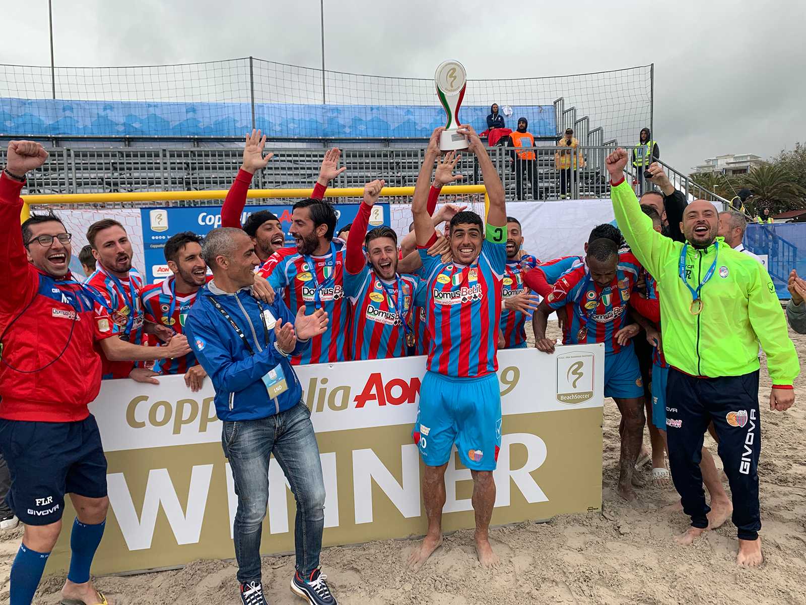 Beach Soccer: il Catania conquista la Coppa Italia Aon