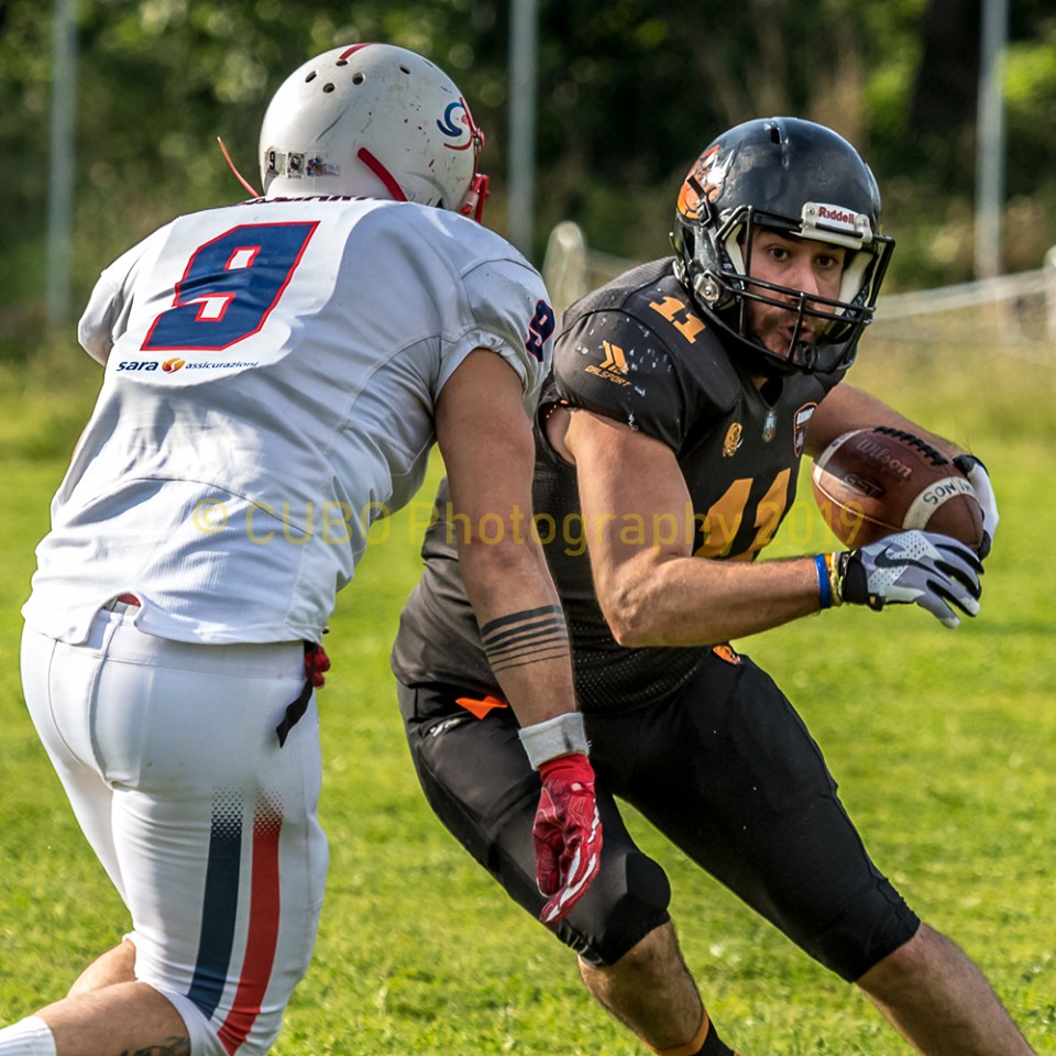 Fidaf. I Rhinos restano primi della classe