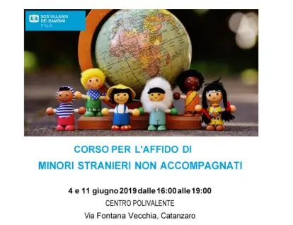 Al via a Catanzaro il percorso formativo per l'affido di minori stranieri non accompagnati