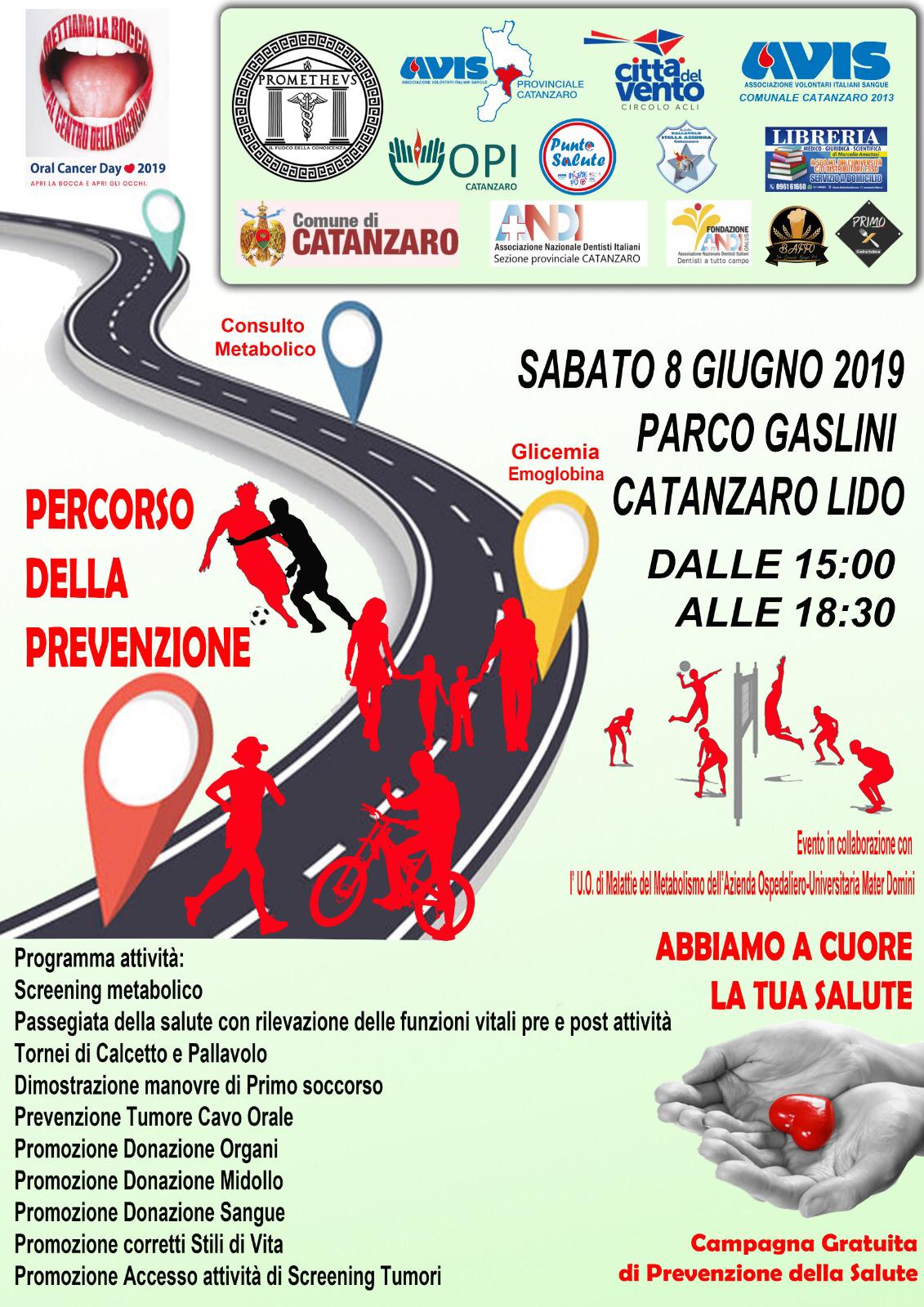 Catanzaro. Salute: l’Associazione Prometheus, “Percorso della Prevenzione”