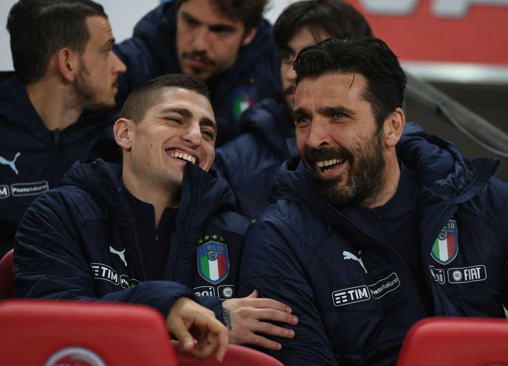 Calcio: Verratti, un vantaggio se Buffon tornasse in azzurro