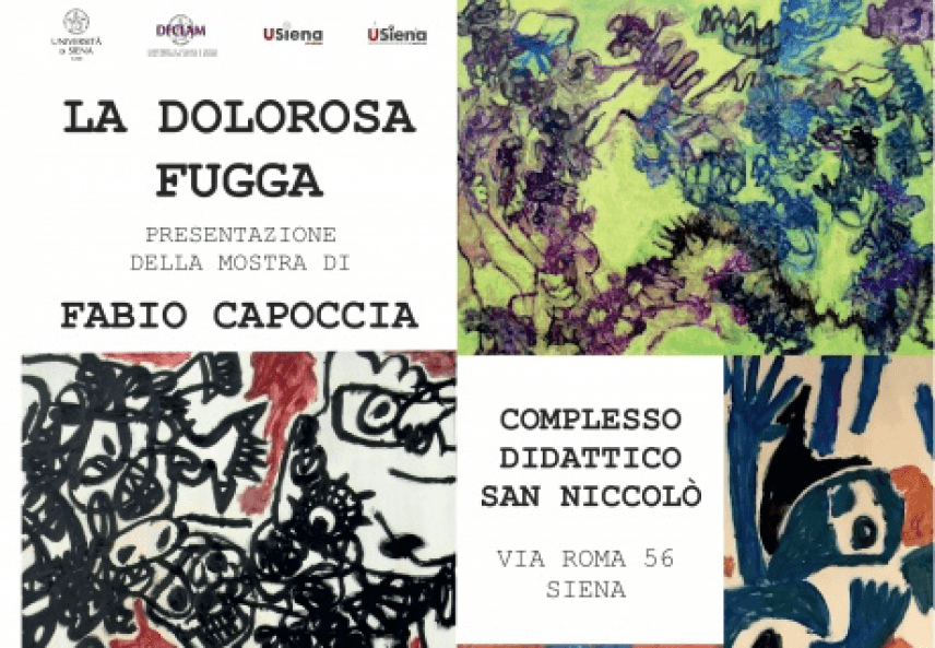 “La dolorosa fugga” dell’artista toscano Fabio Capoccia in mostra all’Università di Siena