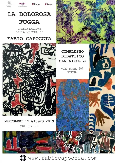 “La dolorosa fugga” dell’artista toscano Fabio Capoccia in mostra all’Università di Siena