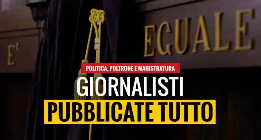 Bufera procure: blog M5S, "giornalisti, pubblicate tutto". "Trame magistrati e politici"