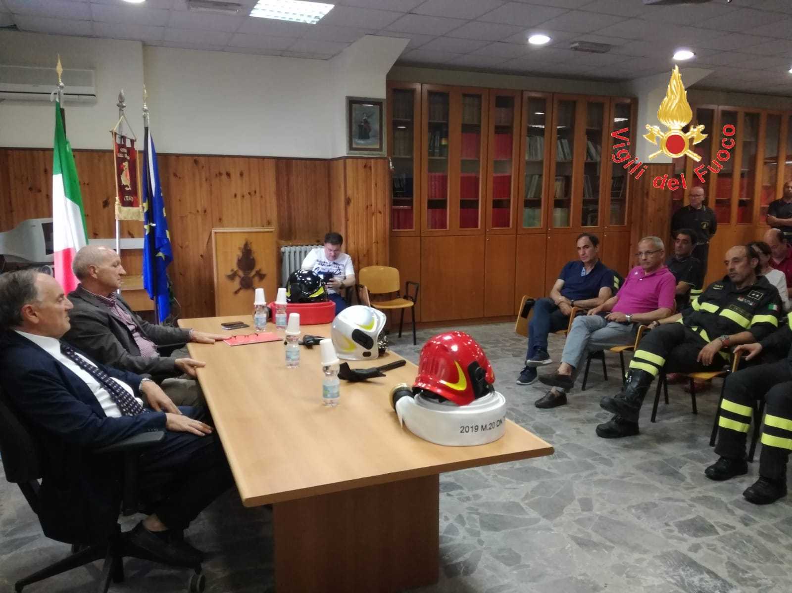 Comando VV.F. Catanzaro - Visita del Direttore Regionale vigili del fuoco Calabria