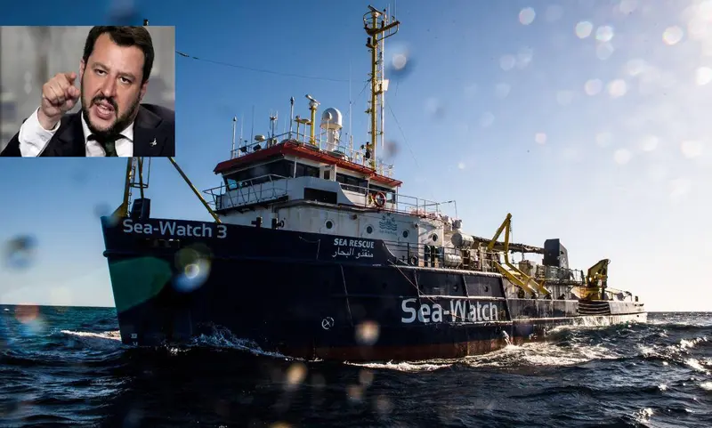 Sea Watch: Salvini, fa battaglia politica su pelle 42 persone. Non assecondo chi aiuta scafisti
