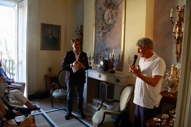 Antonio Forcellino chiude in grande stile la rassegna «A Palazzo con lo Scrittore»