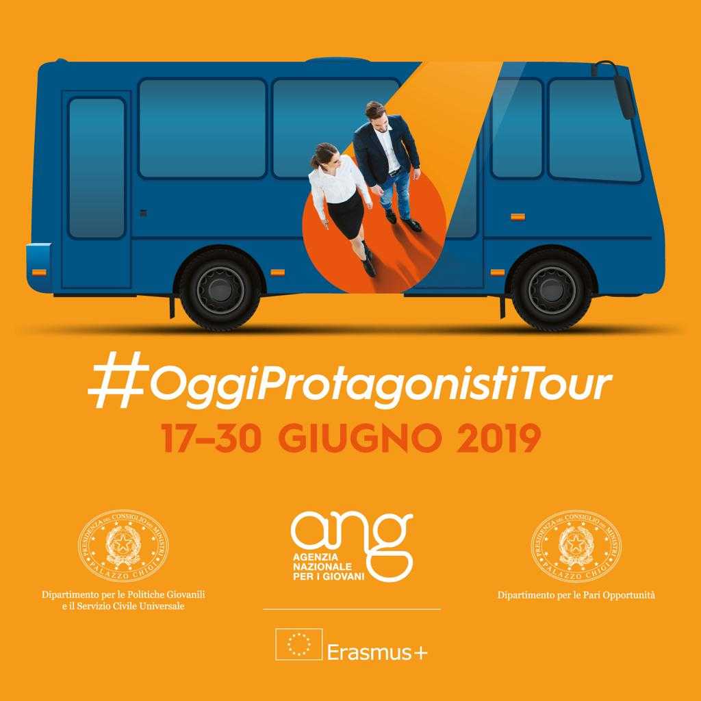 Citta del vento: “Domani sera, in piazza luigi rossi, la carovana #oggiprotagonisti tour