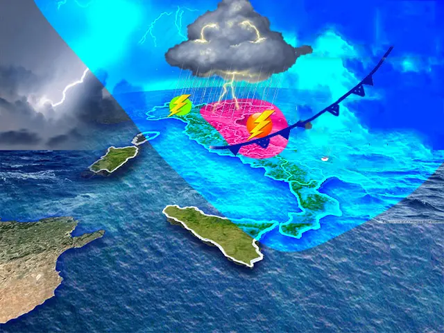 Meteo: Martedì, Mercoledì precipitazioni intense. Ecco tutti i dettagli