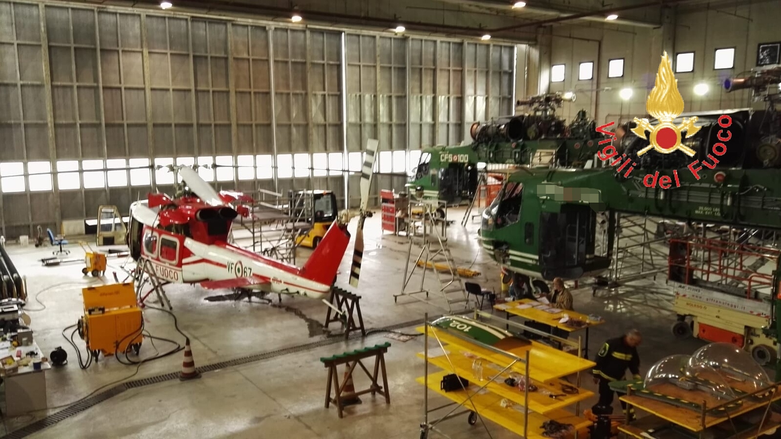 Attivazione Reparto volo VVF di Lamezia Terme (CZ) Video