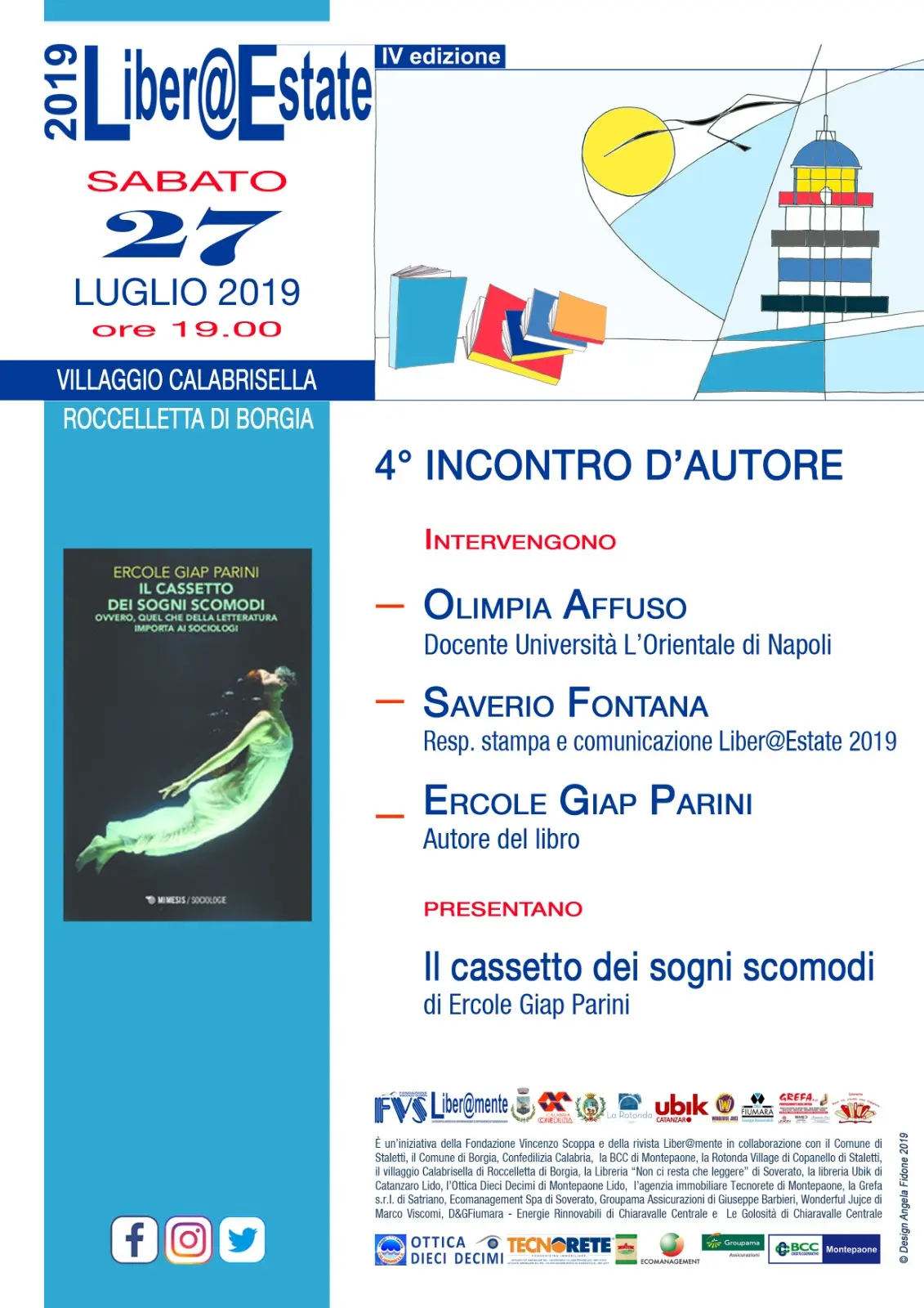 Il sociologo Giap Parini sabato 27 a Liber@Estate 2019