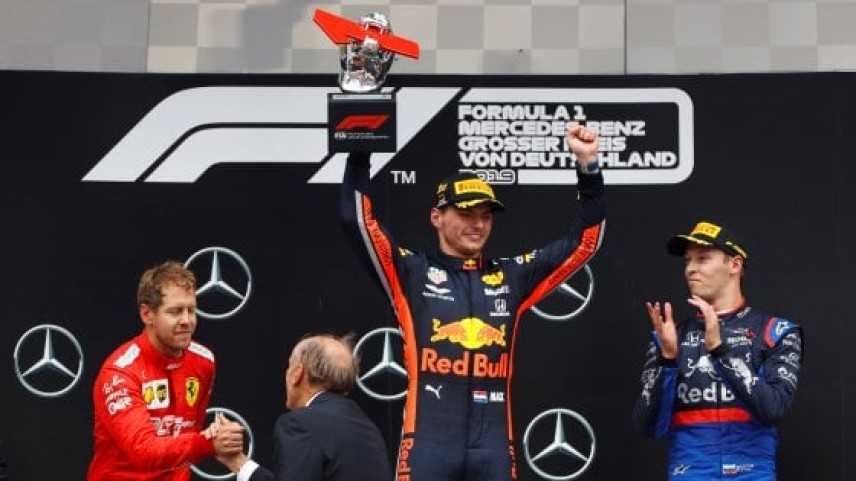 F1: Germania, vince Verstappen, 2°Ferrari Vettel, 3° la Toro Rosso di Kvyat