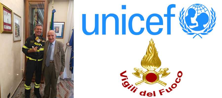 UNICEF e Dipartimento dei VVF insieme per i Diritti dei Bambini