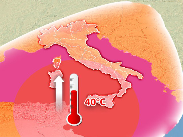 Meteo: Dal Sahara bollenti masse d'aria con punte di 40°C. Ecco le regioni coinvolte