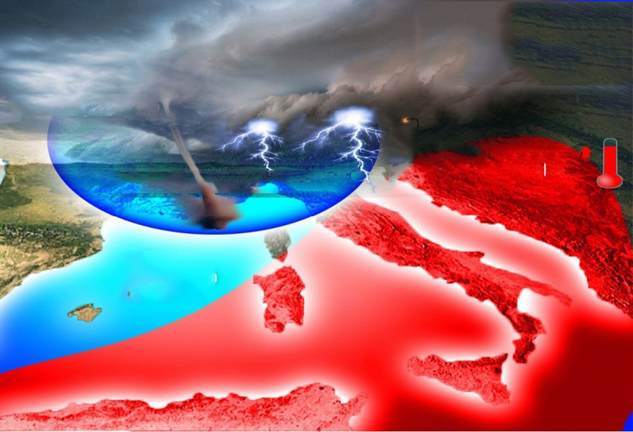 Allerta Meteo: Violenti temporali con grandine e caldo africano. Ecco dove colpiranno