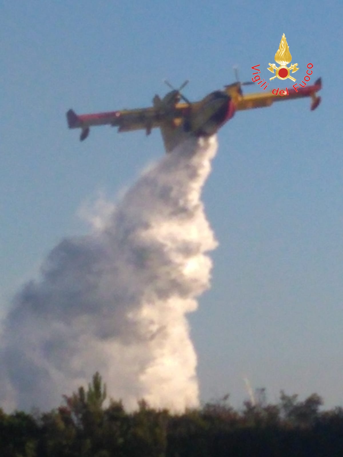 VVF impegnati notte e giorno nella lotta agli incendi boschivi