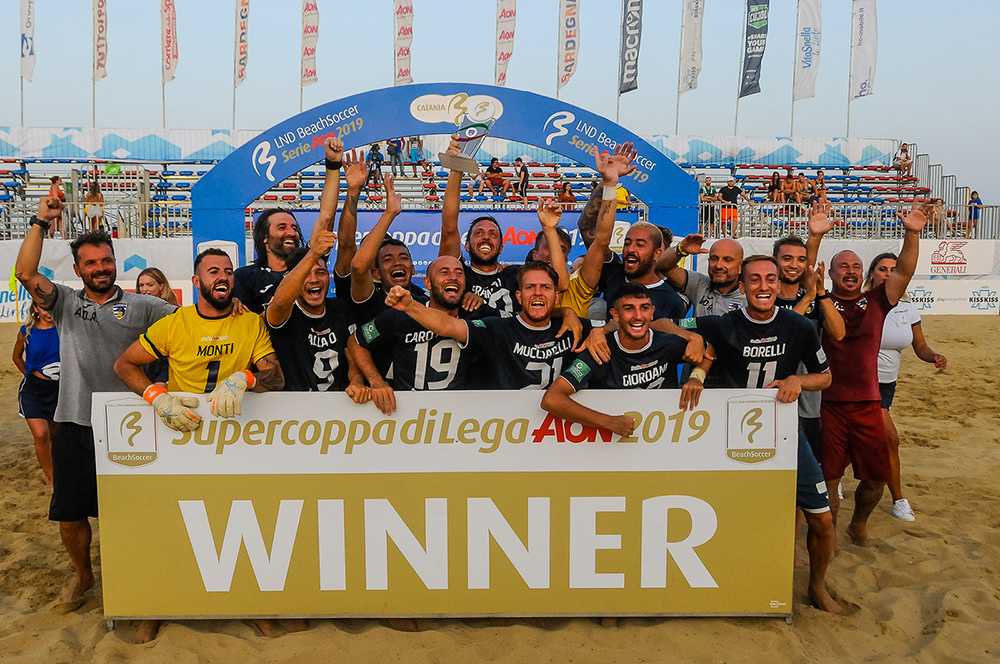 Beach Soccer. Il Terracina conquista la Supercoppa 2019. Decisivo Lucas Duarte ai calci di rigore