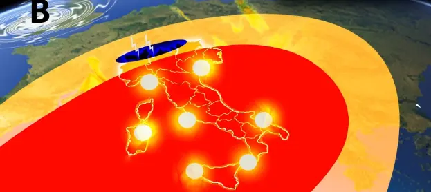 Meteo Weekend con caldo Africano punte di 40°C. Previsioni su Nord Centro Sud Isole