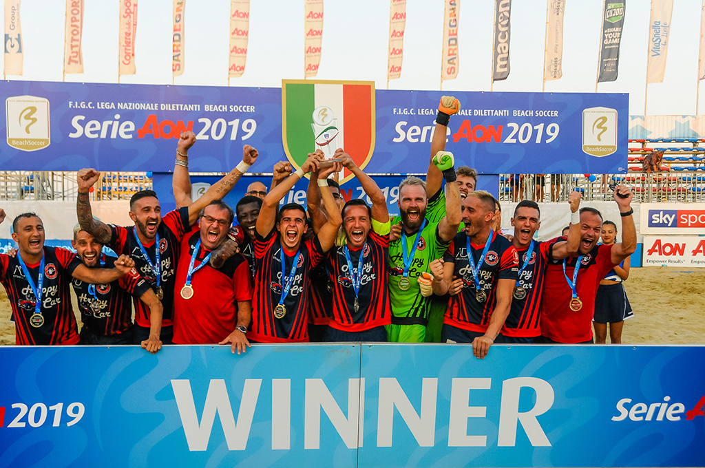 Beach Soccer. Serie Aon, Happy Car Samb è Campione d’Italia