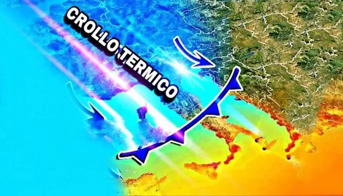 Meteo: Arriva un Tracollo Termico. Previsioni su Nord, Centro, Sud e Isole