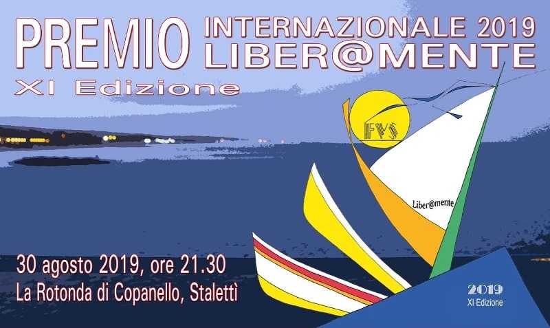 Premio Internazionale Liber@mente 2019, giovedì 22 presentazione ufficiale a Stalettì (CZ)