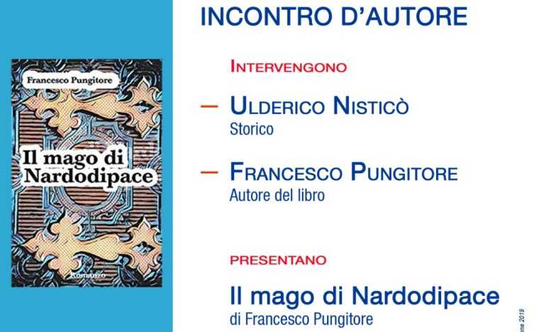 Il mago di Nardodipace, Francesco Pungitore giovedì a Liber@Estate 2019