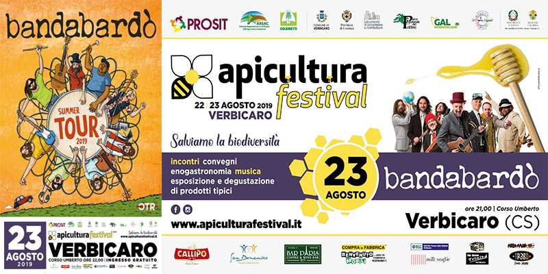 “Apicultura festival” a Verbicaro, domani sera gran finale con il concerto della Bandabardo’!