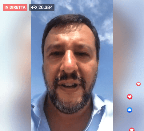 Matteo Salvini durissimo su PD e M5S (diretta Video)