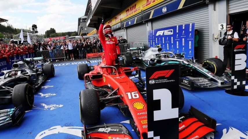 Belgio F1  Spa, Charles Leclerc il predestinato, vince il GP del Belgio 2 Hamilton 3 Bottas