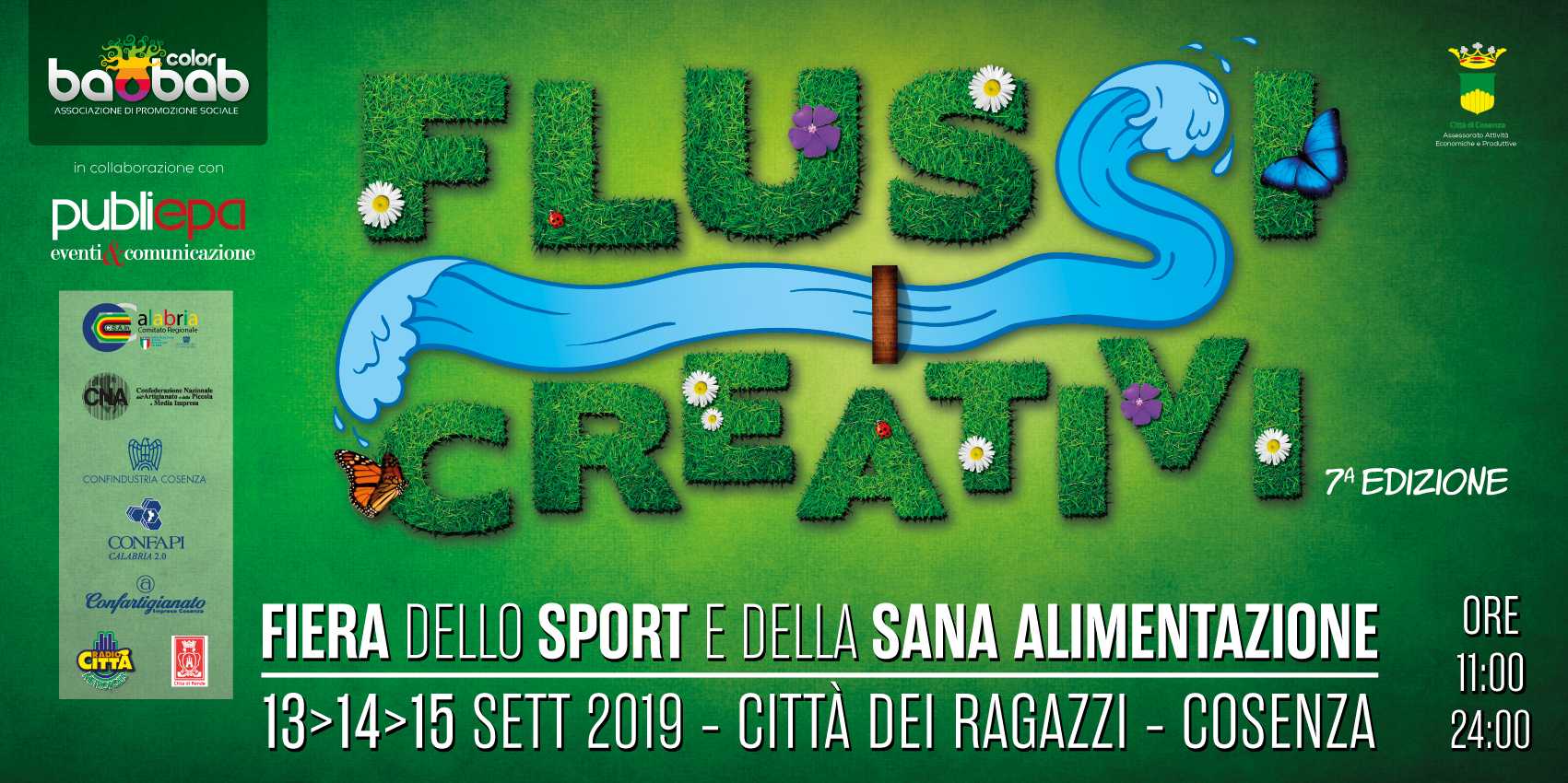 Cosenza: Alla Città dei Ragazzi arrivano i “FLUSSI CREATIVI”