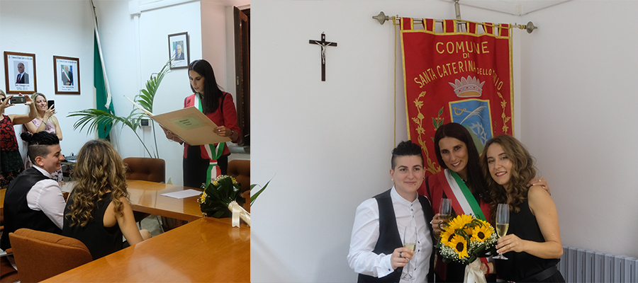 A Santa Caterina dello Ionio (CZ) la prima unione civile tra due donne (Foto)