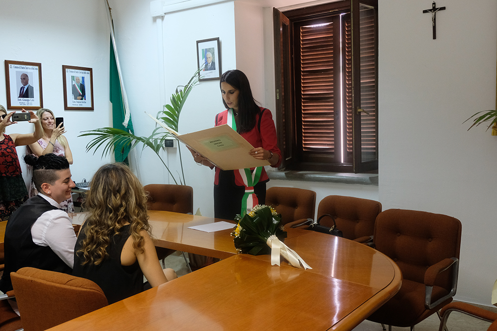 A Santa Caterina dello Ionio (CZ) la prima unione civile tra due donne (Foto)