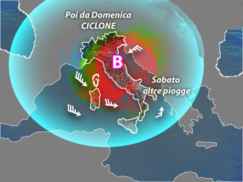 Meteo: Weekend, Con Piogge, Poi Ciclone. Ecco Dove Colpirà Il Maltempo ...