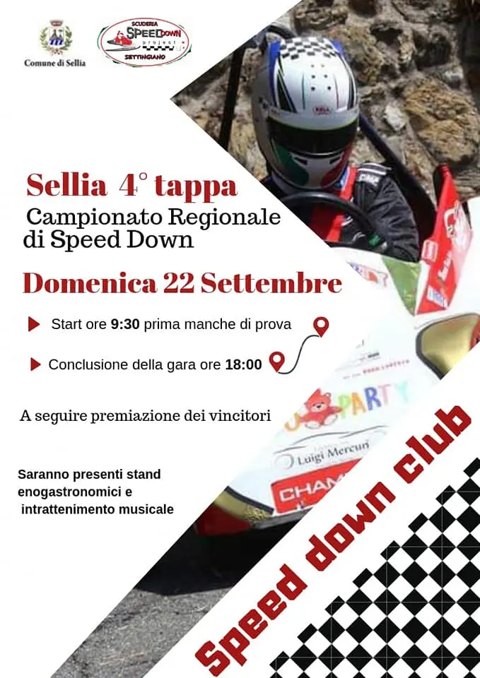 A Sellia (CZ) la 4° tappa del Campionato Regionale di Speed Down