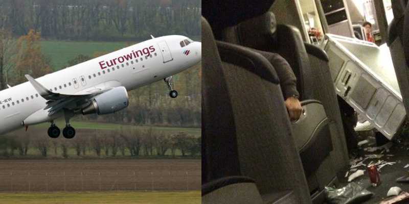 Eurowings, volo Lamezia-Berlino terrore in alta quota, VVF, 8 i passeggeri feriti