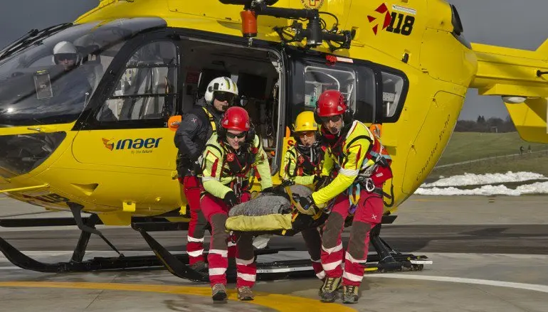 Incidenti lavoro: operaio cade è grave .Trasportato in eliambulanza nell'ospedale di Catanzaro