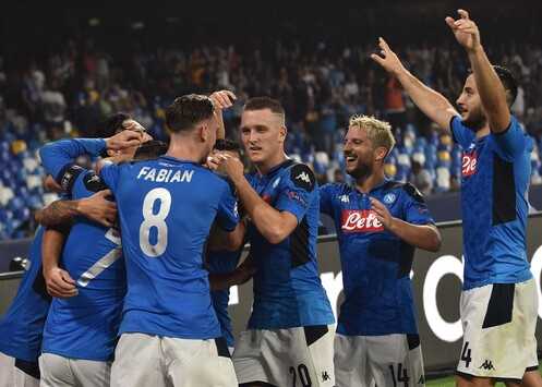 Champions: lezione del Napoli al Liverpool, Inter solo pari stasera Juve in casa dell'Atletico