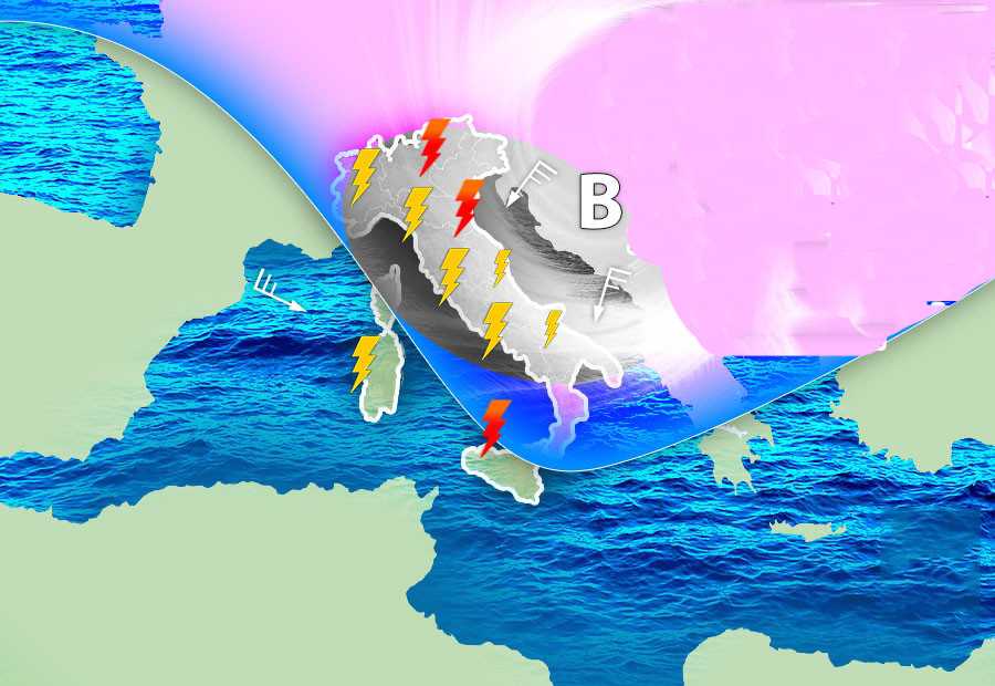 Meteo: Dalla Russia, Bora e Temporali. il dettaglio con previsioni su Nord, Centro, Sud e Isole
