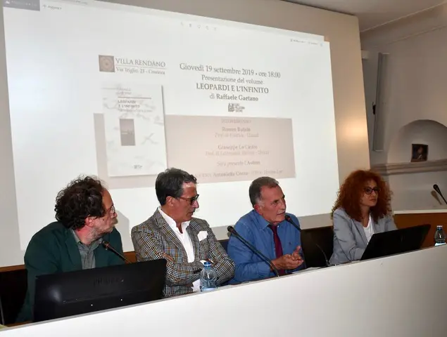 Presentato a Cosenza «Leopardi e L’Infinito» di Raffaele Gaetano