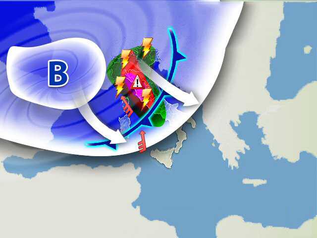 Meteo: Oggi burrascosa con forti piogge. Ecco le previsioni su Nord, Centro, Sud e Isole