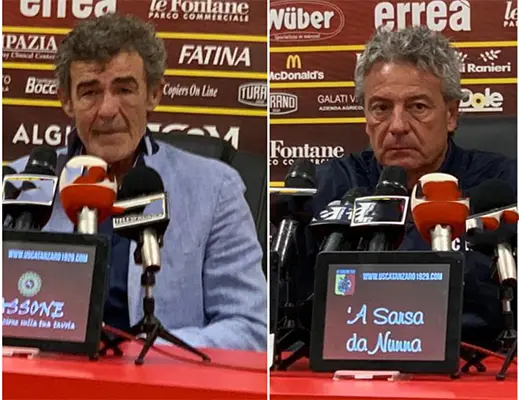 Calcio: Catanzaro-Rieti 2-0. Il commento a fine gara dei tecnici