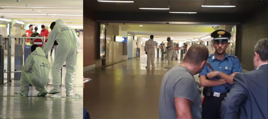 Paura in tunnel stazione tiburtina: Giovane congolese aggredisce vigilante e si uccide