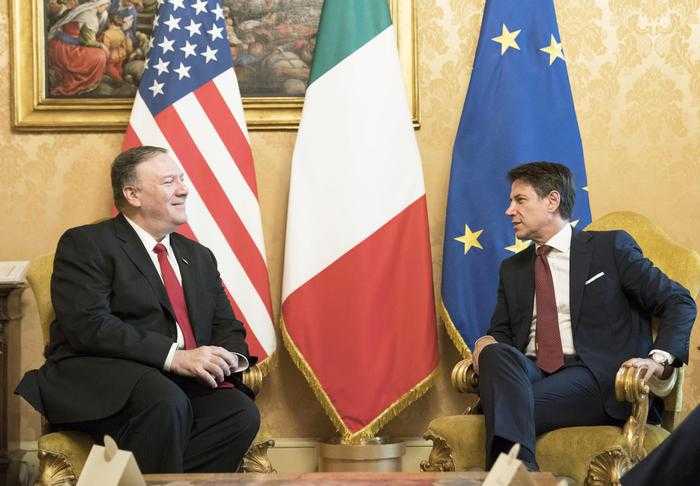 Conte-Pompeo, l'Italia vuole evitare i Dazi Usa Washington chiede maggiori investimenti nella difesa