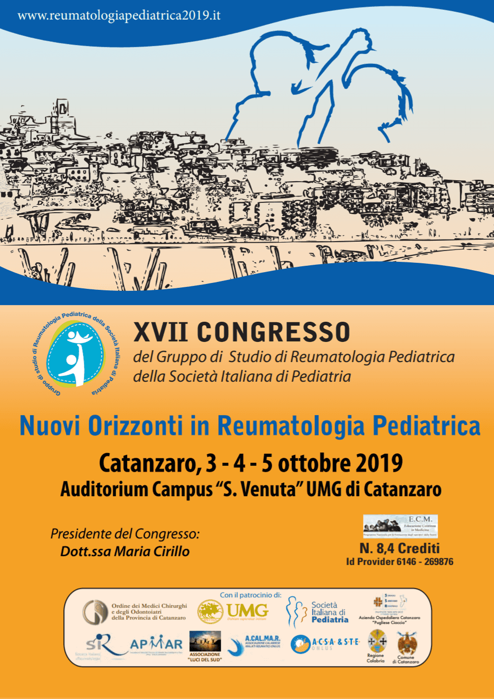 In Calabria la XVII edizione: Nuovi orizzonti in Reumatologia Pediatrica