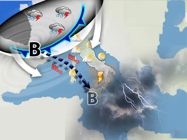 Meteo: Ecco dove si rischiano piogge e temporali. Previsioni su Nord, Centro, Sud e Isole