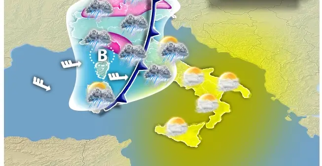 Meteo: Forte peggioramento in Arrivo. Nubifragi, Temporali e grandine, ecco dove