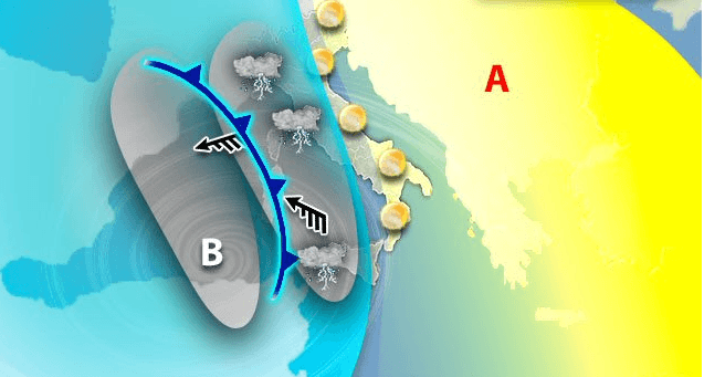 Meteo: Leggera tregua, poi nuovo Ciclone. Ecco dove, previsioni su Nord, Centro, Sud e Isole