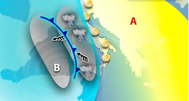 Meteo: Leggera tregua, poi nuovo Ciclone. Ecco dove, previsioni su Nord, Centro, Sud e Isole